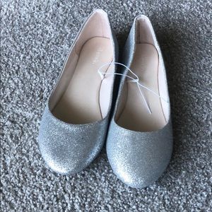 david's bridal lustrous ballet flats